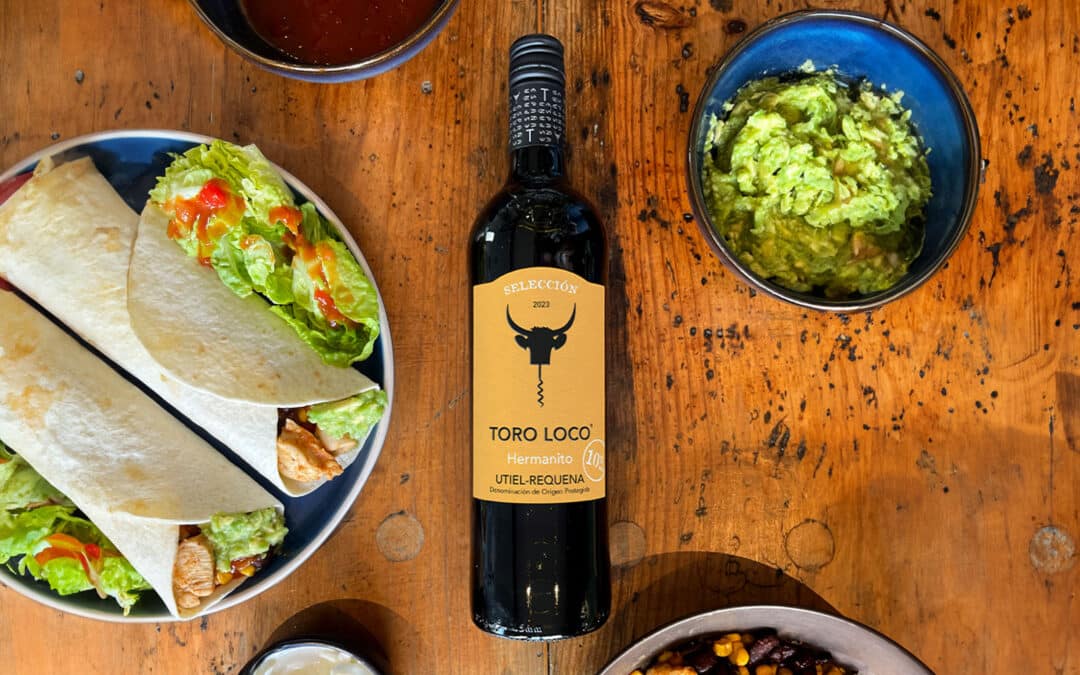 Toro Loco Hermanito: a low alcohol red wine pairing with fajitas